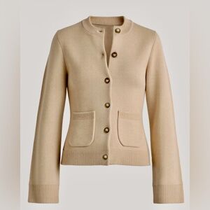 MODERN CITIZEN Eames cardigan in Ecru (1x, or 14-16) EUC LIKE NEW